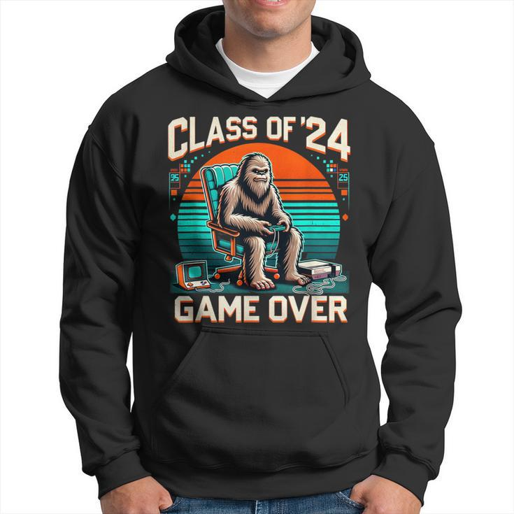 Class Of 2024 Graduation Seniors 24 Gamer Game Over Hoodie