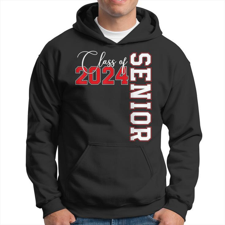 Class Of 2024 Senior 2024 Graduation Or First Day Of School Hoodie