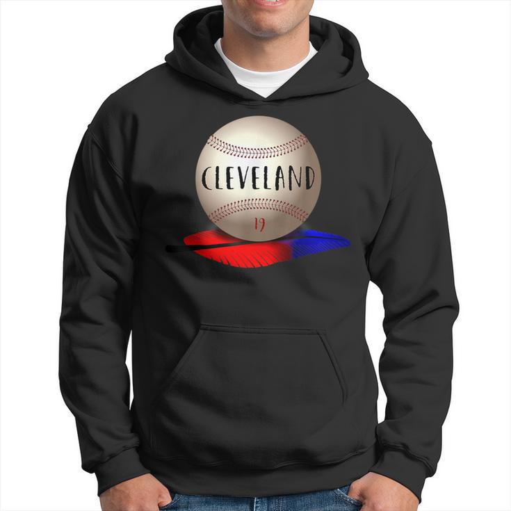 Cleveland Hometown Indian Tribe Baseball 19 Logo Hoodie