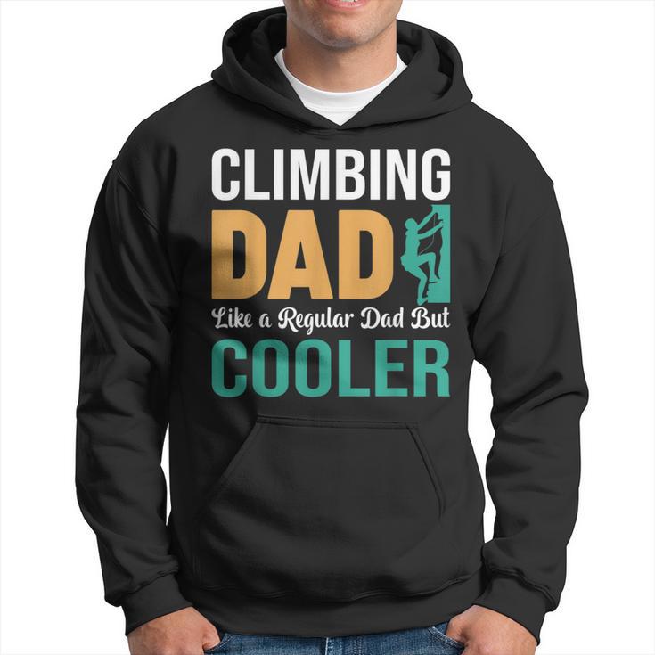 Climbing Dad Like A Regular Dad Klettern Papa Spruch Kapuzenpullover