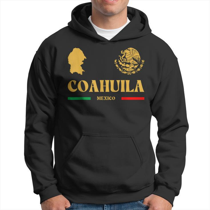 Coahuila Mexico With Mexican Emblem Coahuila Hoodie