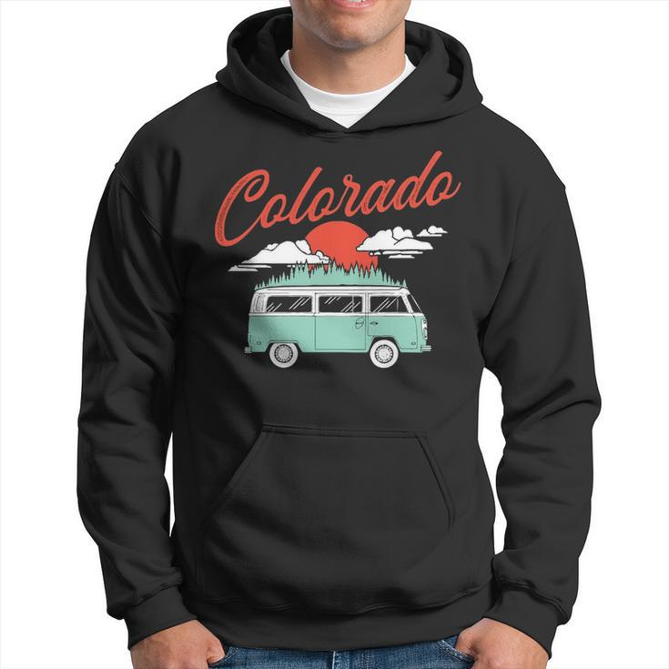 Colorado Vintage Hippie Van 60S Distressed Hoodie