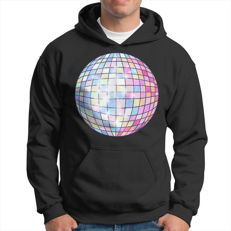 Colorful Disco Mirror Ball 1970S Retro 70S Dance Party Hoodie