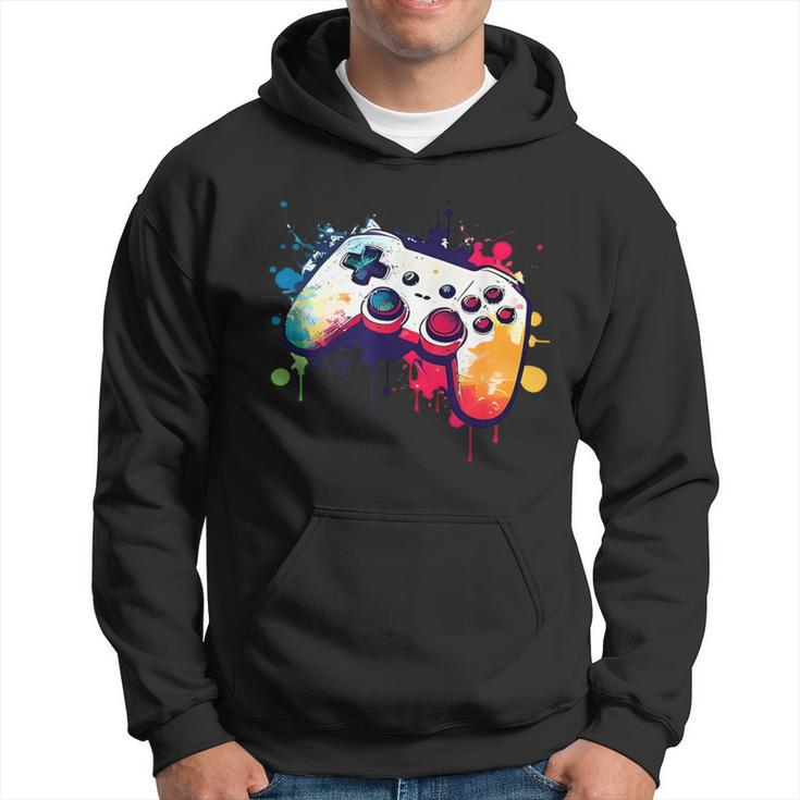 Control All The Things Video Game Controller Gamer Boys Men Hoodie