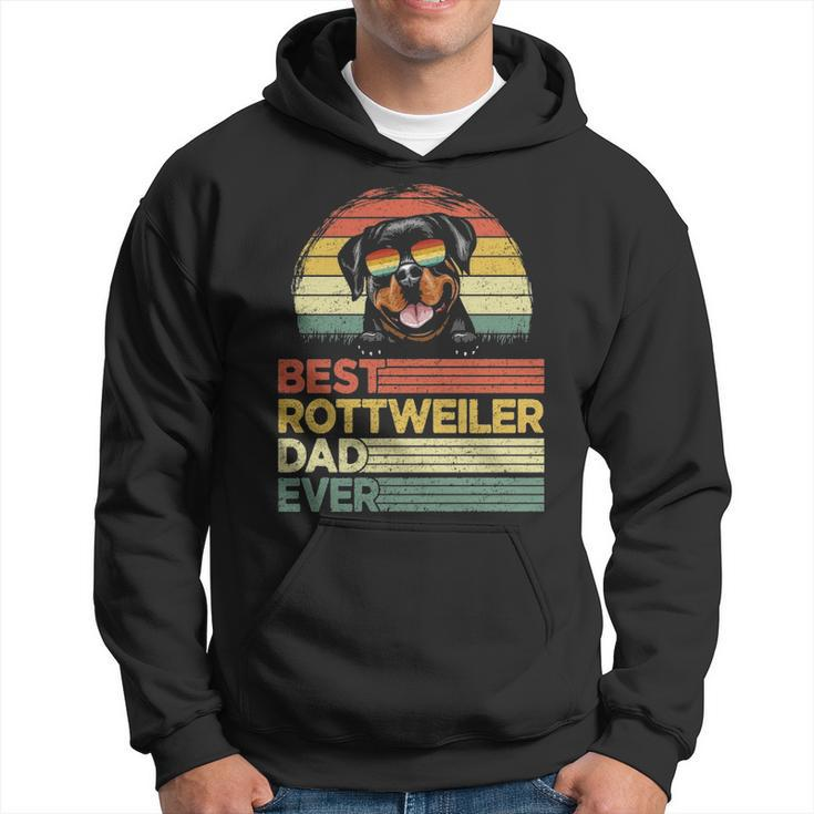 Cool Best Rottweiler Dad Ever Father's Day Hoodie