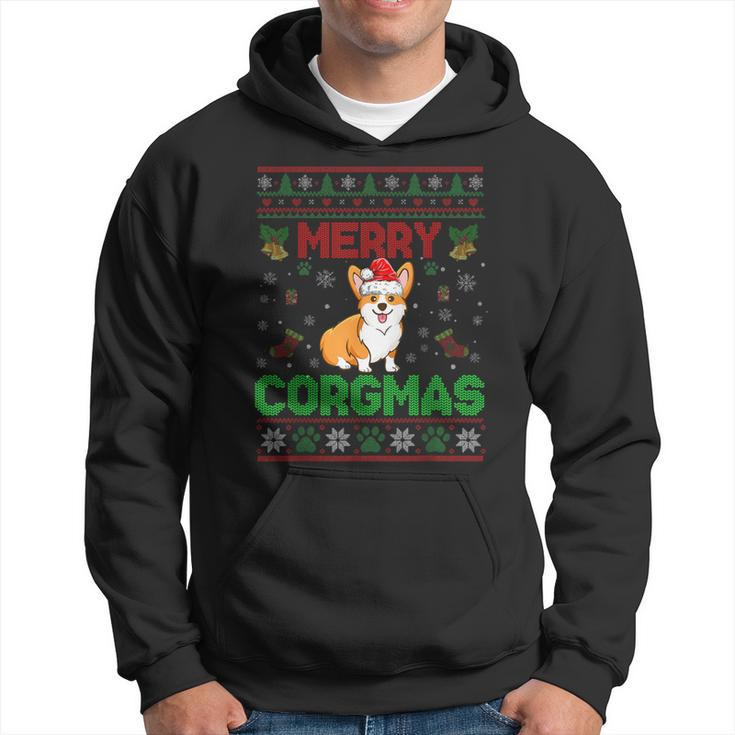 Corgi Christmas Sweater Cool Merry Corgmas Xmas Hoodie
