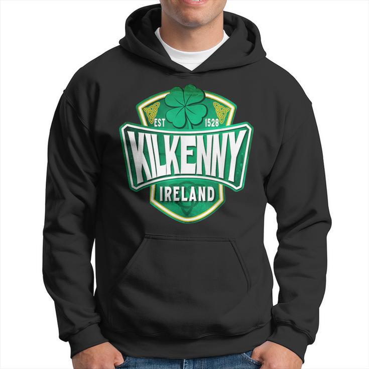 County Kilkenny Ireland Irish Gaelic Football Hurling Badge Hoodie