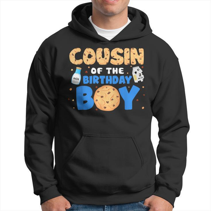 Cousin Of The Birthday Boy Milk And Cookies 1St Birthday Hoodie