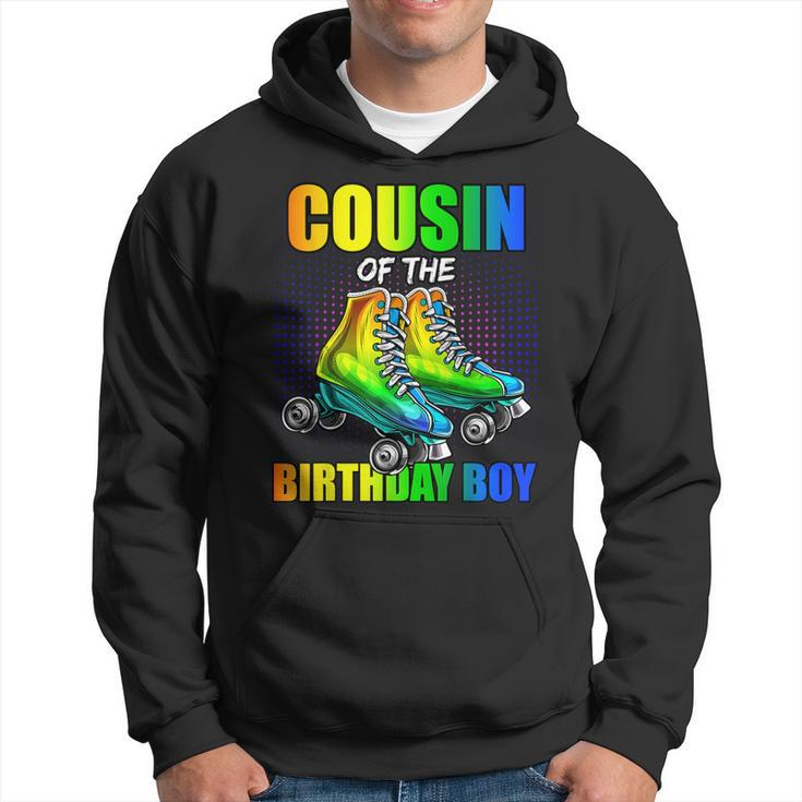 Cousin Birthday Boy Roller Skating Birthday Matching Family Hoodie
