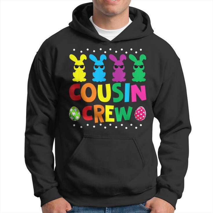 Cousin Crew Bunny Rabbit Easter Day Eggs Hunting Squad Hoodie