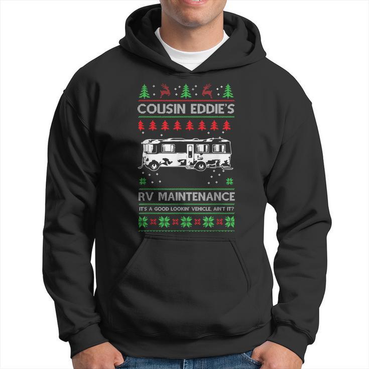 Cousin Eddies Rv Maintenance Holiday Ugly Christmas Hoodie