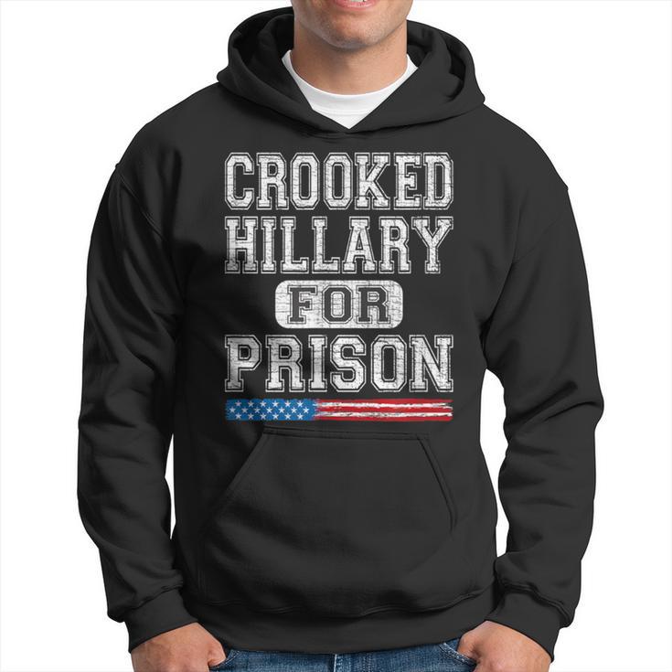 Crooked Hillary For Prison Vintage Style Hoodie