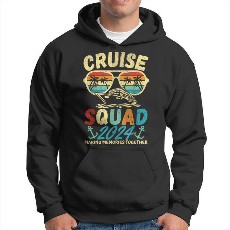 Cruise Squad 2024 Summer Vacation Group Family Trip Vintage Hoodie