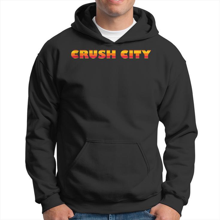 Crush City Houston Signature Orange Stripes Hoodie