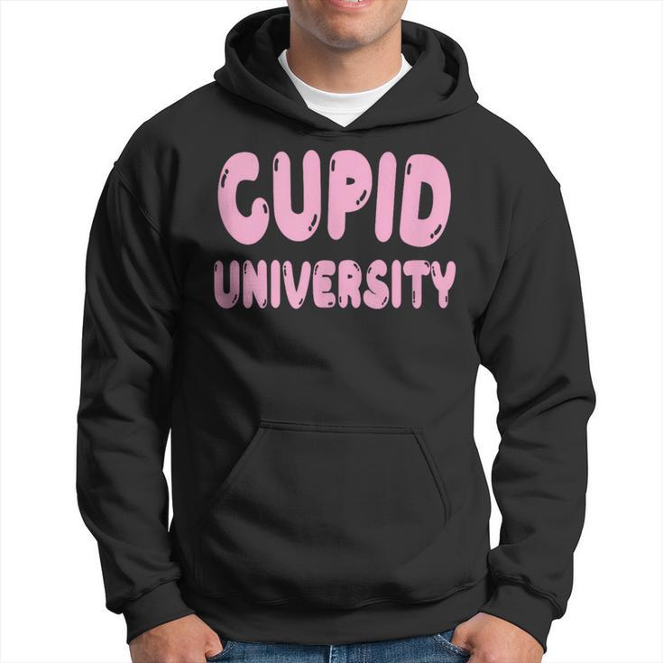 Cupid University Pink For Valentine's Day Hoodie