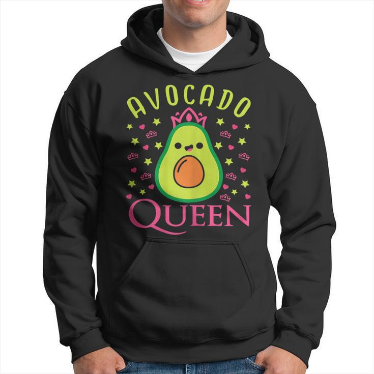 Cute Avocado Queen Vegan Heart Hoodie