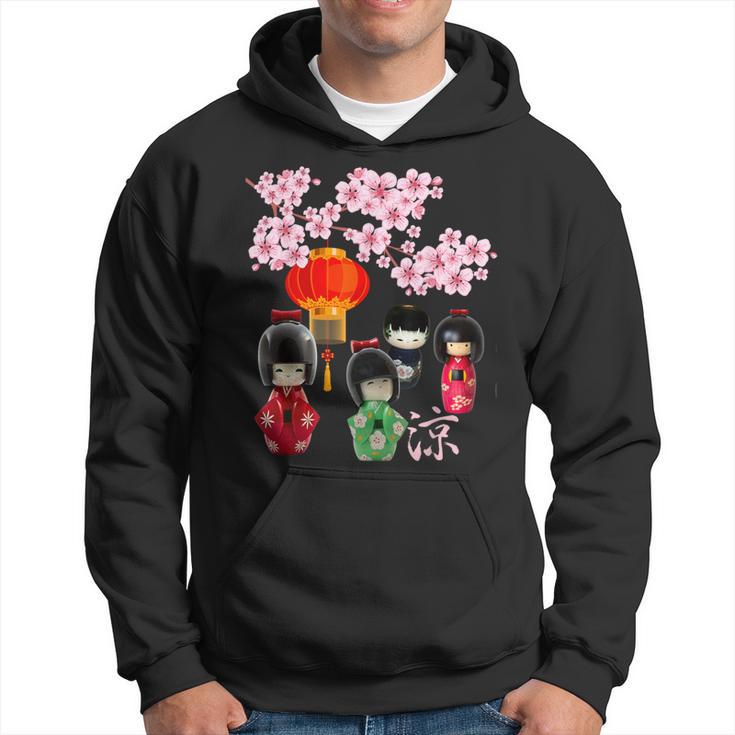 Cute Doll Day Girls Day Hinamatsuri Japanese March Festival Hoodie