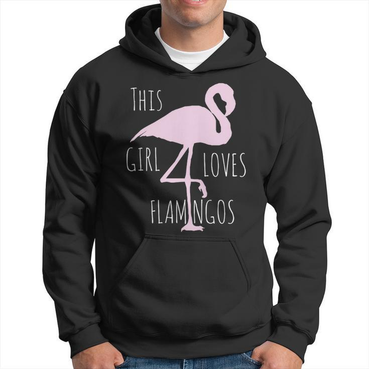 Cute Girls Clothing  This Girl Loves Flamingos Fun Hoodie