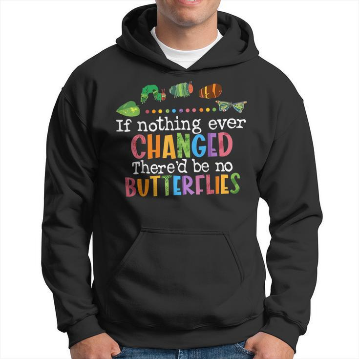 Cute Hungry Caterpillar Transformation Back To School Book Hoodie