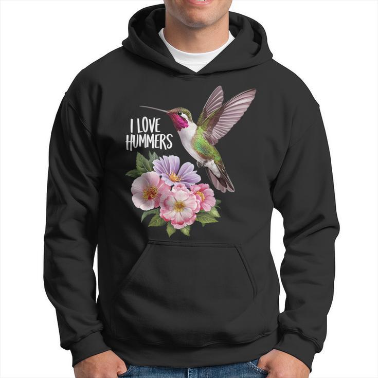 Cute I Love Hummers Colibri Hummingbird Retro Vintage Sunset Hoodie