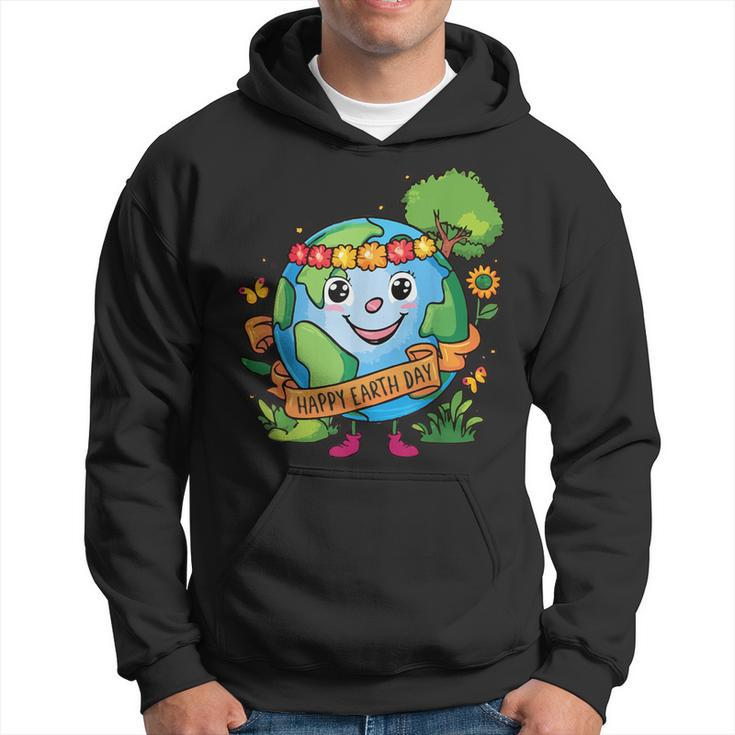 Cute Planet Earth Awareness Day Happy Earth Day 2024 Hoodie