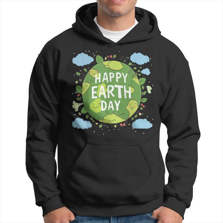 Cute Planet Earth Saying Happy Earth Day 2024 Hoodie