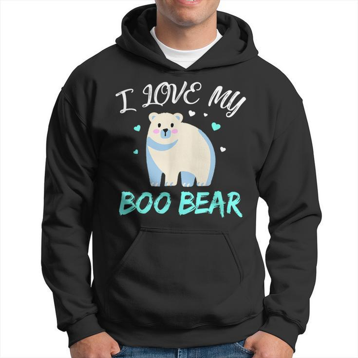 Cute Polar Bear I Love My Boo Bear Hoodie