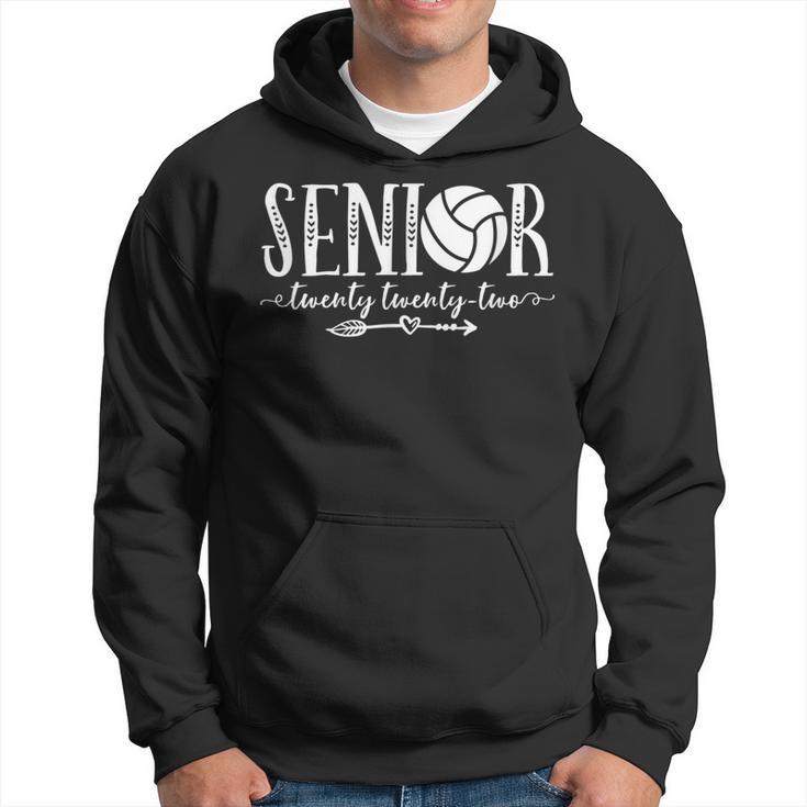 Cute Senior 2022 Volleyball Team Twenty Twenty Two Graduate Hoodie