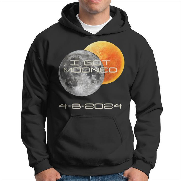 Cute Totality Solar Eclipse 2024 I Got Mooned April 8Th 2024 Hoodie