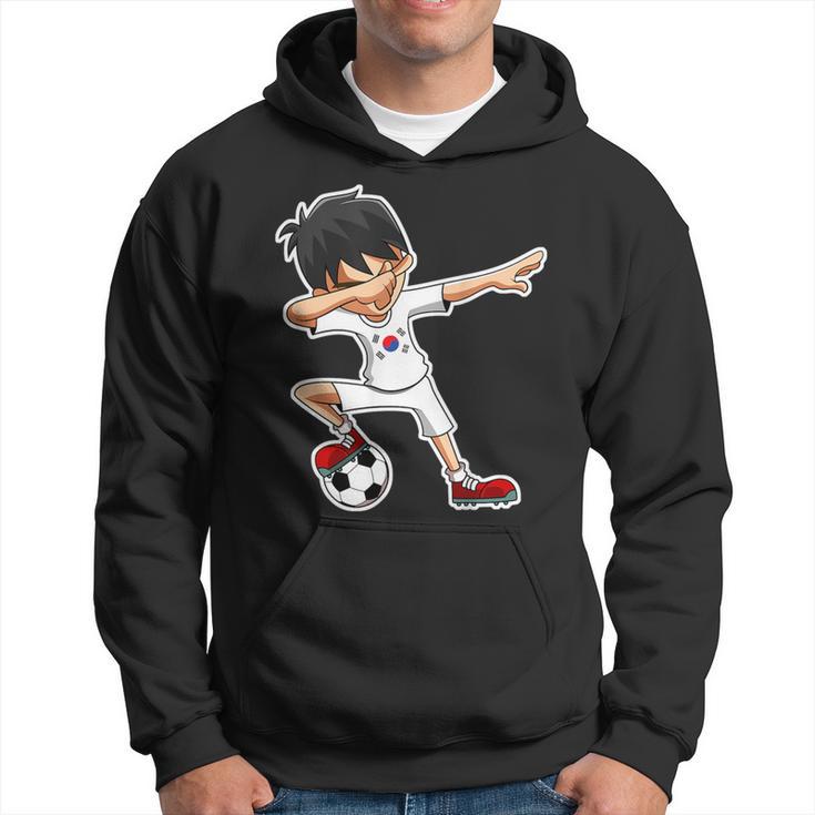 Dabbing Soccer Boy South Korea Korean Flag Jersey Hoodie