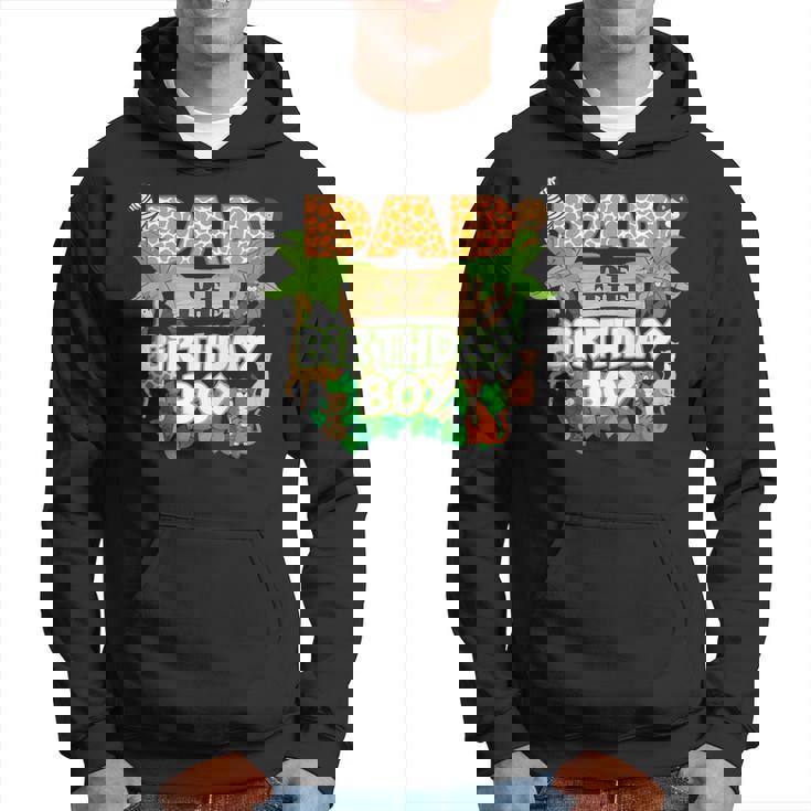 Dad Of The Birthday Boy Jungle Animals Safari Zoo Theme Hoodie