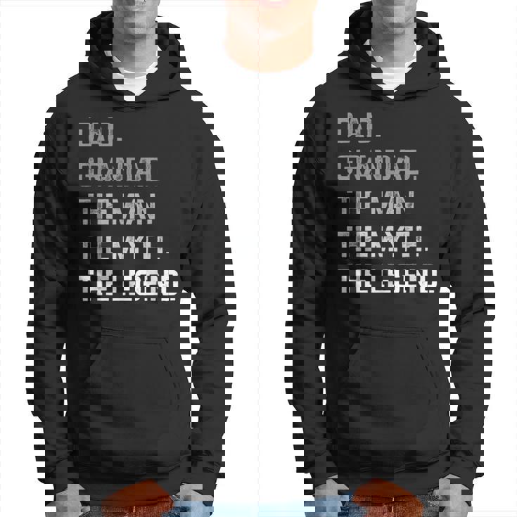 Dad Grandad The Man The Myth Legend Father’S Day Christmas Hoodie
