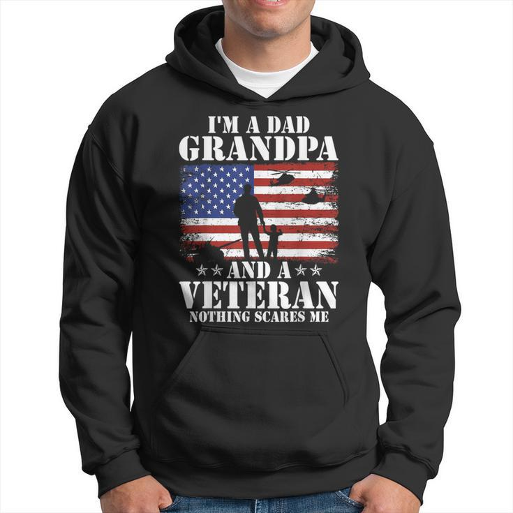 Im A Dad Grandpa And Veteran Veterans Day Fathers Day Hoodie