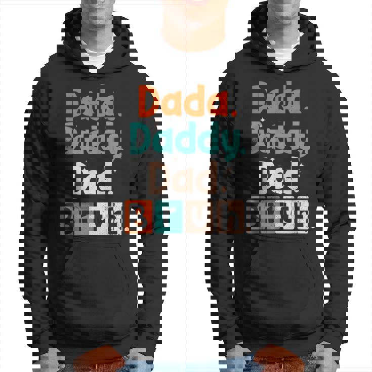 Dada Daddy Dad Bruh Dad Father's Day Men's Hoodie