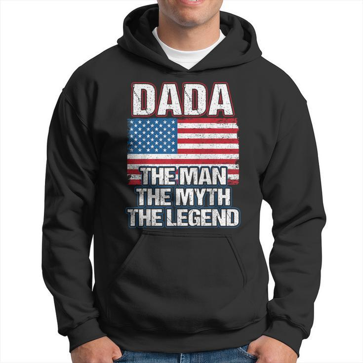 Dada The Man The Myth The Legend Dad Grandpa Fathers Day Hoodie