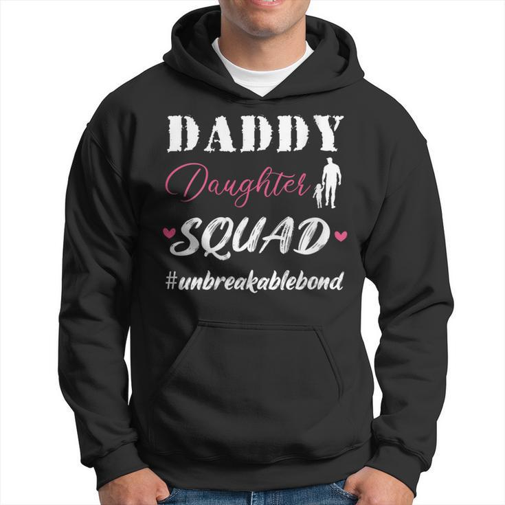 Daddy And Daughter Squad Children Dad Papa Fathers Day 2024 Hoodie