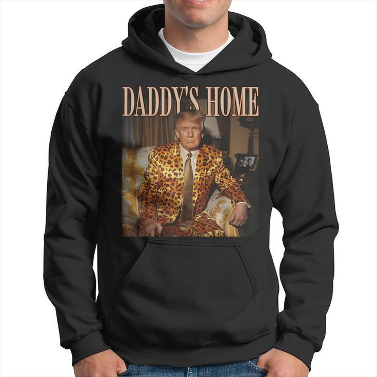Daddy's Home Trump Trump 2024 Leopard Maga Hoodie