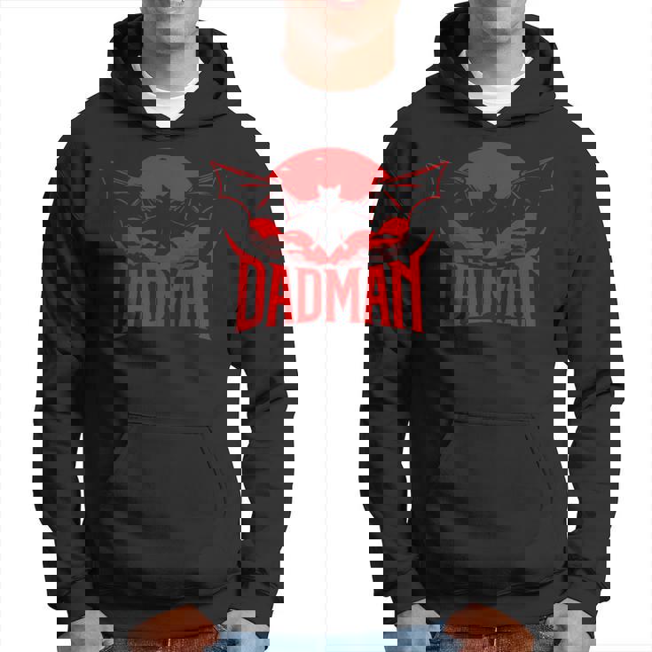 Dadman Moon Dad Birthday Fathers Day Hoodie