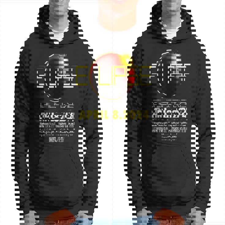 Dallas Texas Solar Eclipse 2024 Solar Eclipse Texas Hoodie