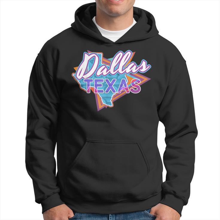 Dallas Texas Vintage Retro Throwback Hoodie