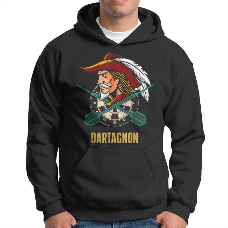 Dartagnan Dart Musker Darts Bullseye Retro Hoodie