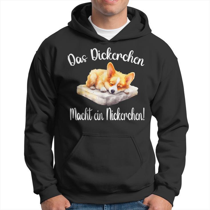 Das Dickerchen Macht Ein Nap Corgi Pyjamas Dog Hoodie