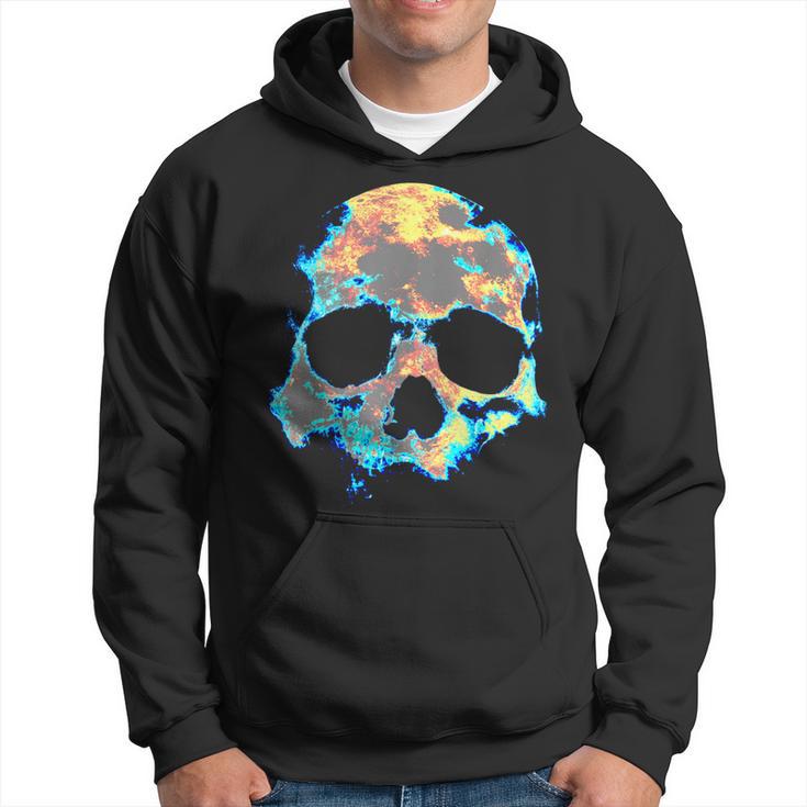 Dead Man's Skull Death Skeleton Head Bones Cool Skulls Hoodie