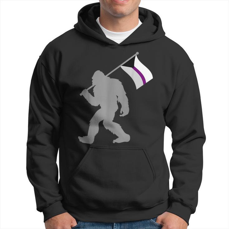 Demisexuality Pride Flag Monster On Demisexual Hoodie