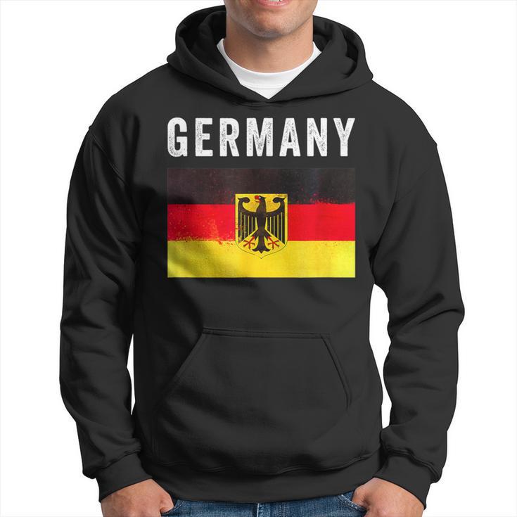 Deutschland Flagge Mit Wappen Deutschland Flagge I Love Deutschland Kapuzenpullover