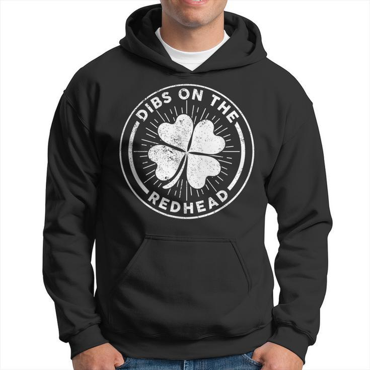 Dibs On The Redhead St Patrick's Day Irish Ginger Vintage Hoodie