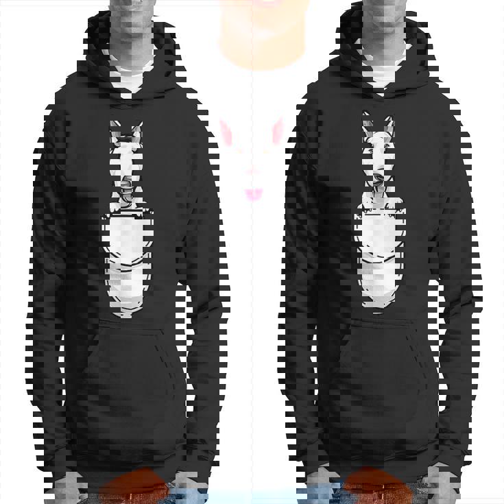 Divertido Bull Terrier En Bolsillo Lindo Bull Terrier Camiseta Sudadera