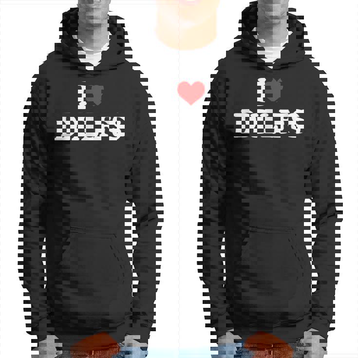 Divertido Me Encantan Los Dilf Me Encantan Los Dilf Red Heart Cool Sudadera
