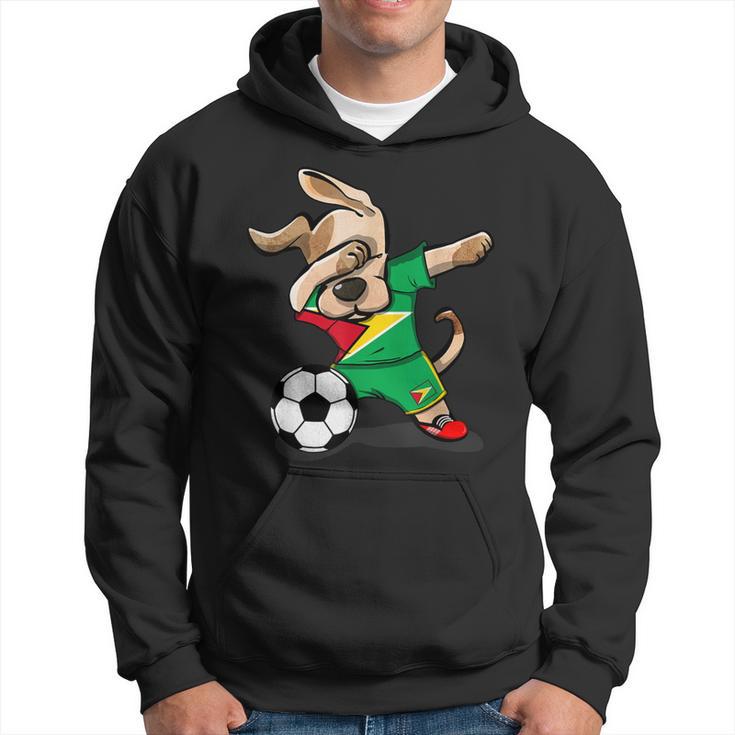 Dog Dabbing Guyana Soccer Jersey Guyanese Football Hoodie