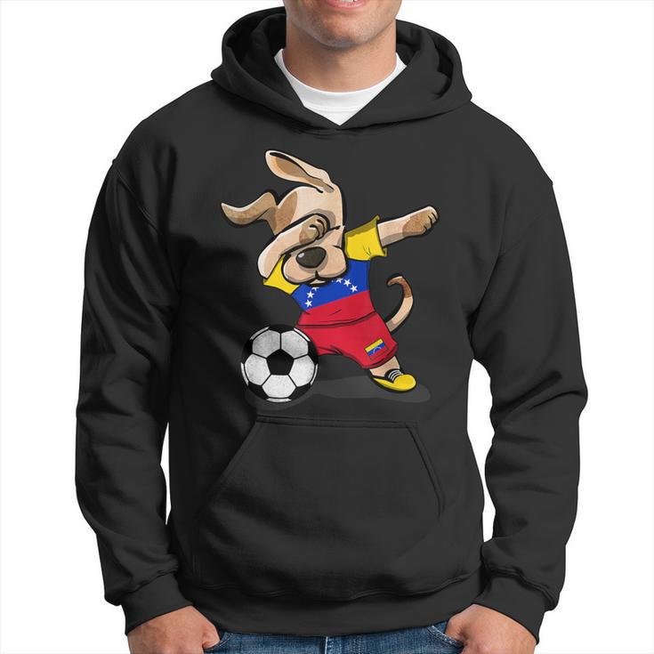 Dog Dabbing Soccer Venezuela Jersey Venezuelan Hoodie